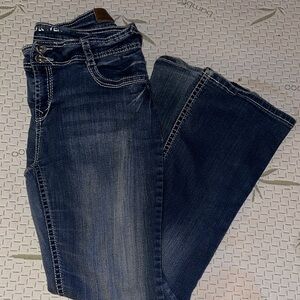 Wallflower Dark Blue Flare Jeans